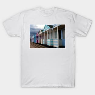 Southwold Beach Huts East Suffolk England UK T-Shirt